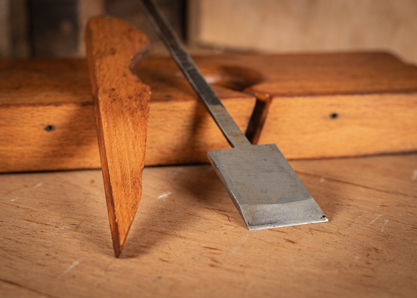 Vintage Wooden 1 1/4" skew, rebate or rabbit plane, by Onions & Co. Floodgate, Birmingham