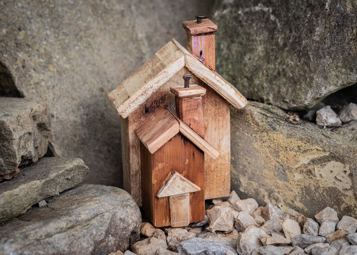 Tumbledown Town, Handmade, rustic wooden houses and scenes, unique gift for a birthday, new home, Thanksgiving, Christmas, Easter or wedding