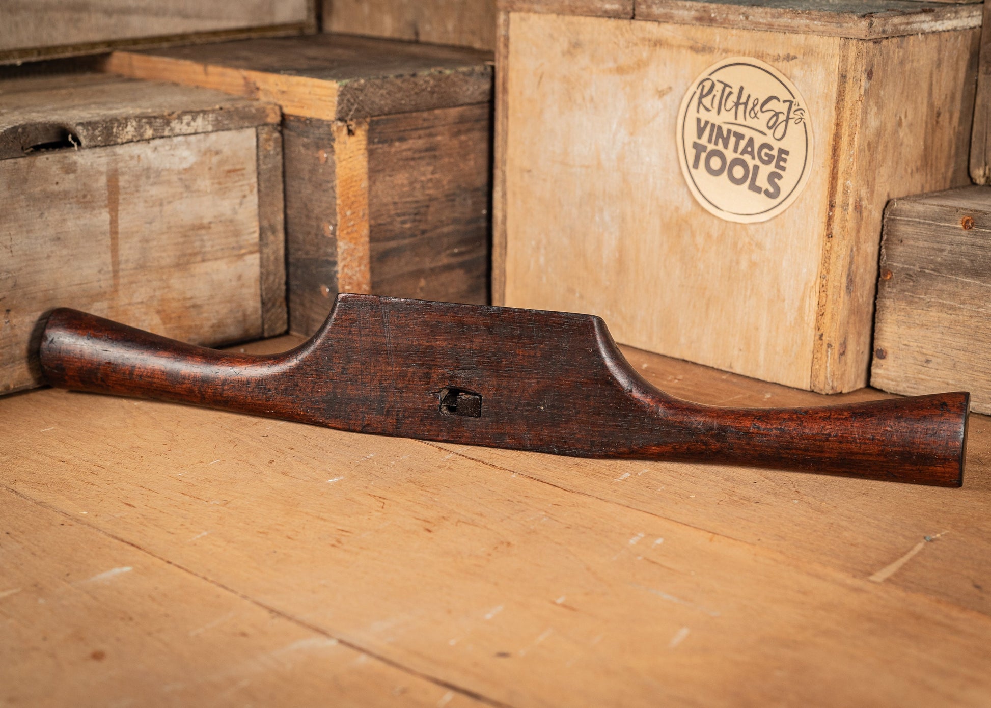 Vintage 15 1/2" Coachbuilders, buck, router or 'Granny's tooth' plane, with 1/4" Marples of Sheffield blade.