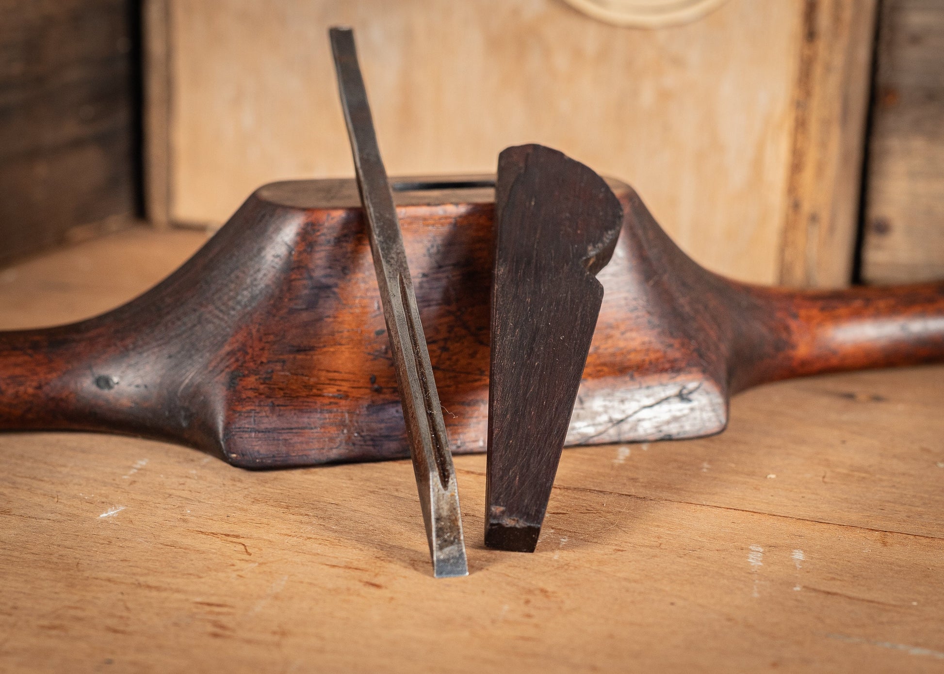 Vintage 15 1/2" Coachbuilders, buck, router or 'Granny's tooth' plane, with 1/4" Marples of Sheffield blade.