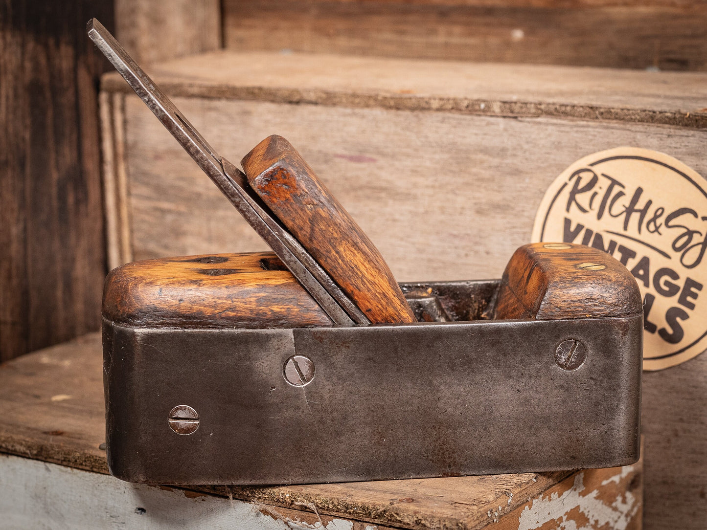 Vintage 6 1/2" infill style, smothing / coffin plane, with 1 7/8" W Marples, Hibernia Blade. Collectable and unusual tools.