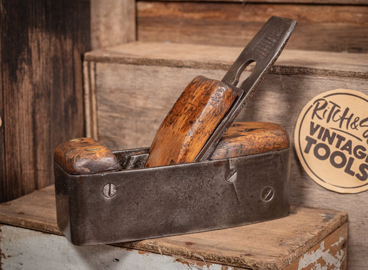 Vintage 6 1/2" infill style, smothing / coffin plane, with 1 7/8" W Marples, Hibernia Blade. Collectable and unusual tools.