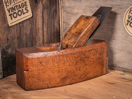 Vintage Wooden 8 1/4" smothing / coffin plane, with 2 1/4" blade by Alexander Mathieson & Son, Glasgow.